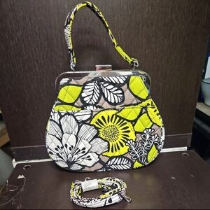 VERA BRADLEY Mini Frame Crossbody with Strap - CITRON - New with out tags
